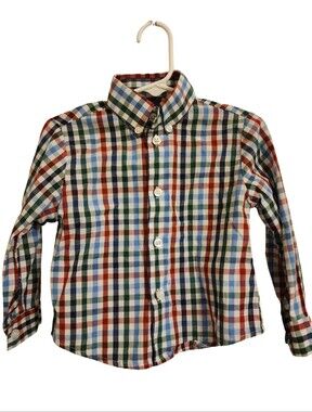 Boys 2T Multicolored Button Down